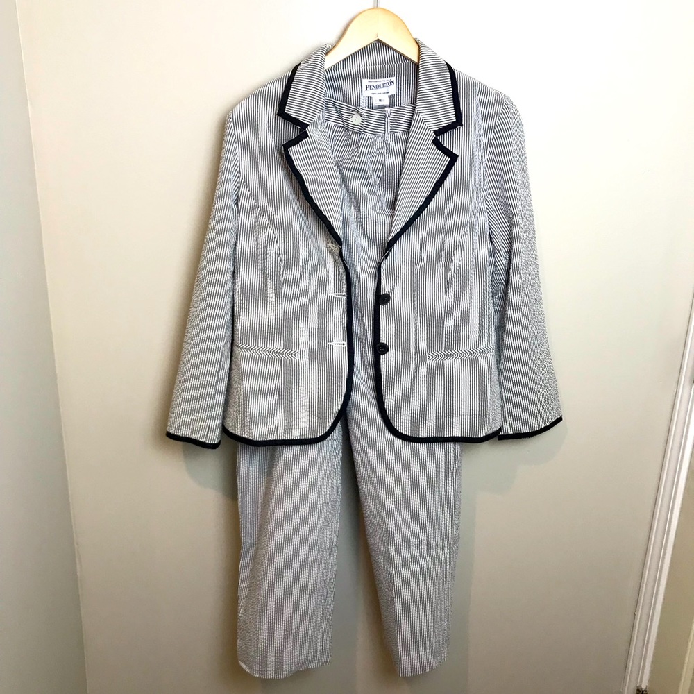 Pendleton Vintage Pinstripe Suit Set